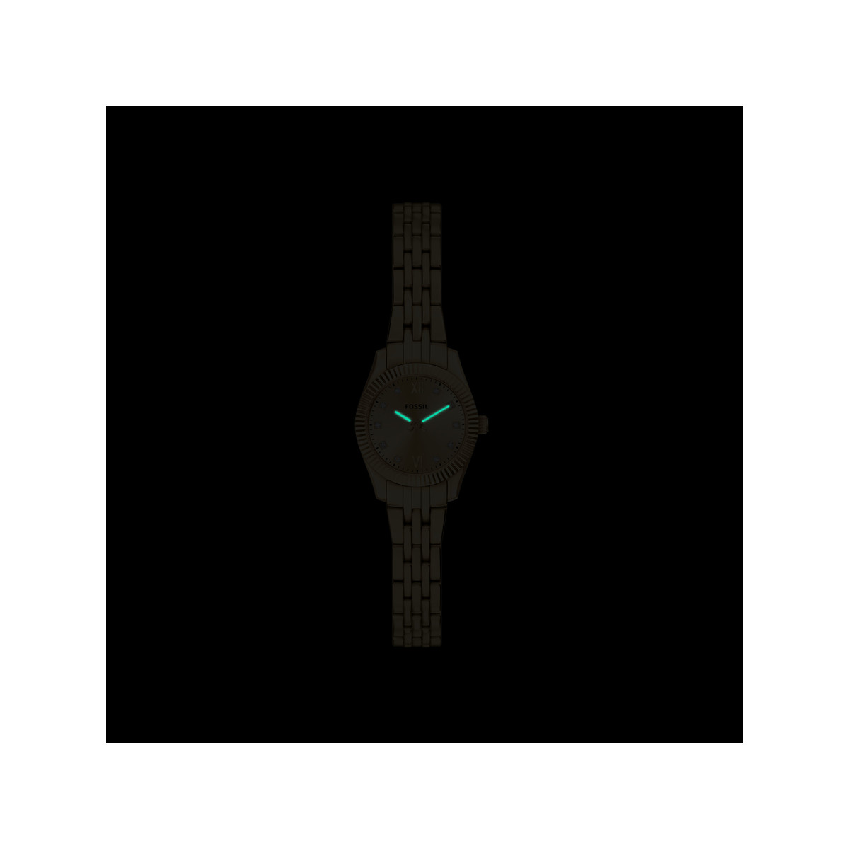 Montre FOSSIL scarlette femme bracelet acier inoxydable doré - vue D4