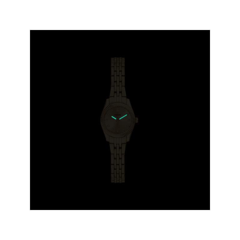 Montre FOSSIL scarlette femme bracelet acier inoxydable doré - vue D4