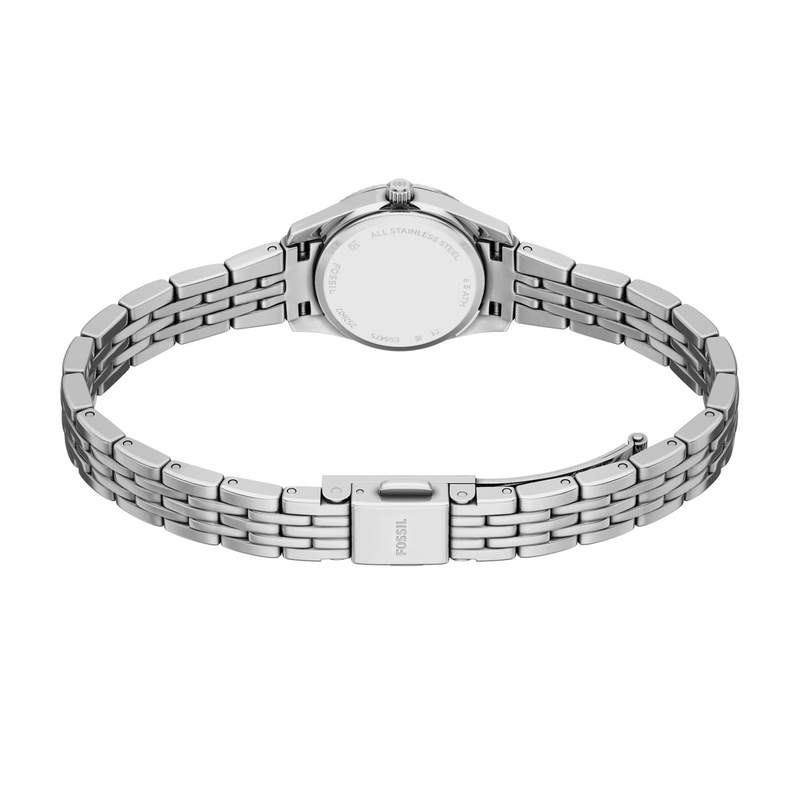 Montre FOSSIL scarlette femme bracelet acier inoxydable gris - vue D3