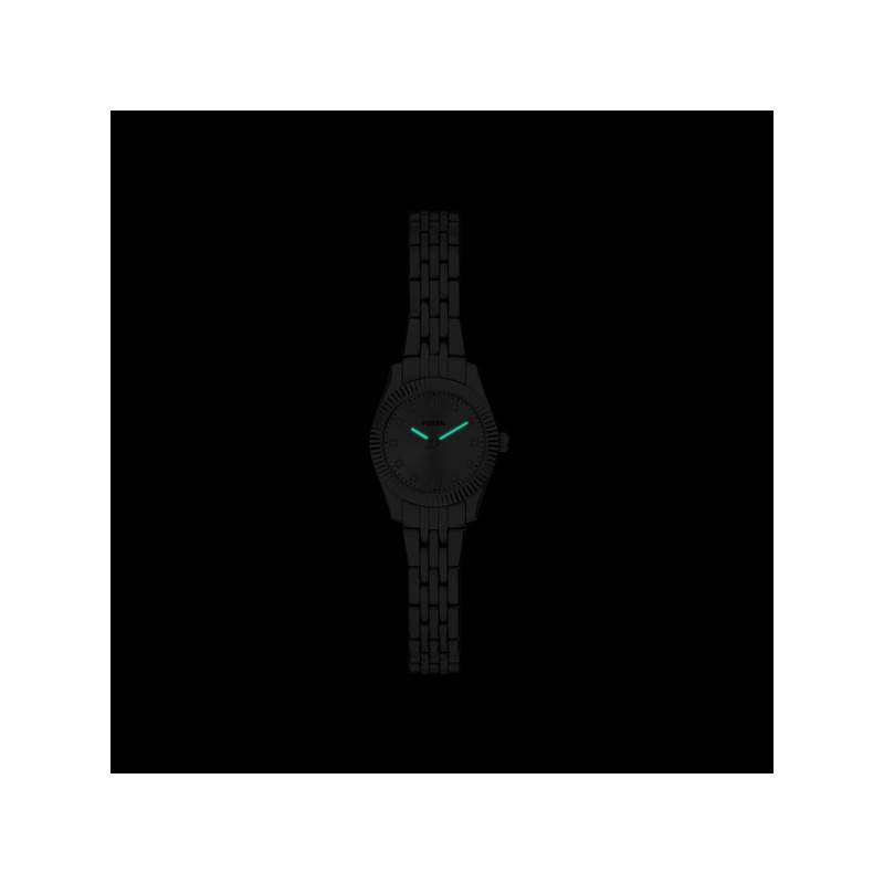 Montre FOSSIL scarlette femme bracelet acier inoxydable gris - vue D4