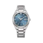 Montre CITIZEN platform mixte solaire bracelet acier inoxydable gris - vue 1