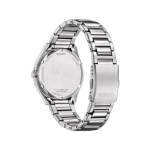 Montre CITIZEN platform mixte solaire bracelet acier inoxydable gris - vue 3
