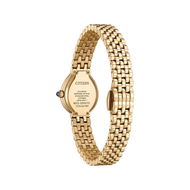 Montre CITIZEN CITIZEN l femme solaire bracelet acier inoxydable doré - vue 3