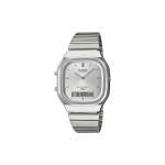 Montre CASIO vintage collection mixte bracelet acier inoxydable gris - vue 1