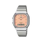 Montre CASIO vintage collection mixte bracelet acier inoxydable gris - vue 1
