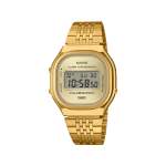 Montre CASIO vintage collection mixte bracelet acier inoxydable doré - vue 1
