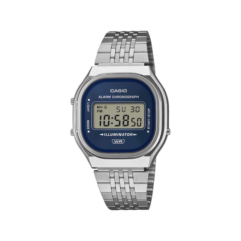 Montre CASIO vintage collection mixte bracelet acier inoxydable doré - vue 1