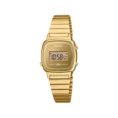 Montre CASIO vintage collection mixte bracelet acier inoxydable gris
