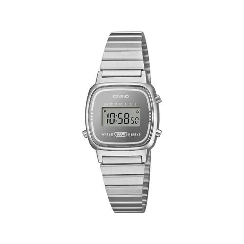 Montre CASIO vintage collection mixte bracelet acier inoxydable noir