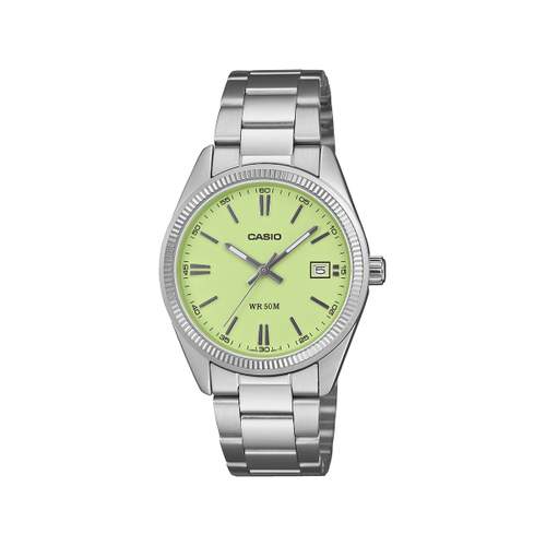 Montre CASIO timeless collection mixte bracelet acier inoxydable gris