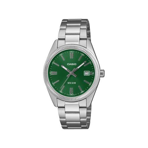 Montre CASIO timeless collection mixte bracelet acier inoxydable gris
