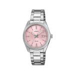Montre CASIO timeless collection mixte bracelet acier inoxydable gris - vue 1