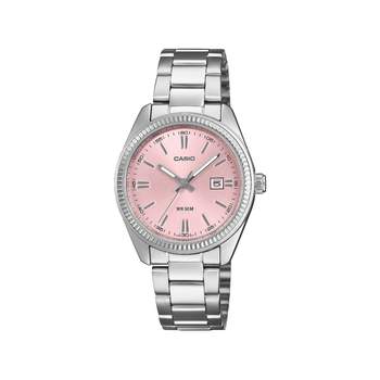 Montre CASIO timeless collection mixte bracelet acier inoxydable gris