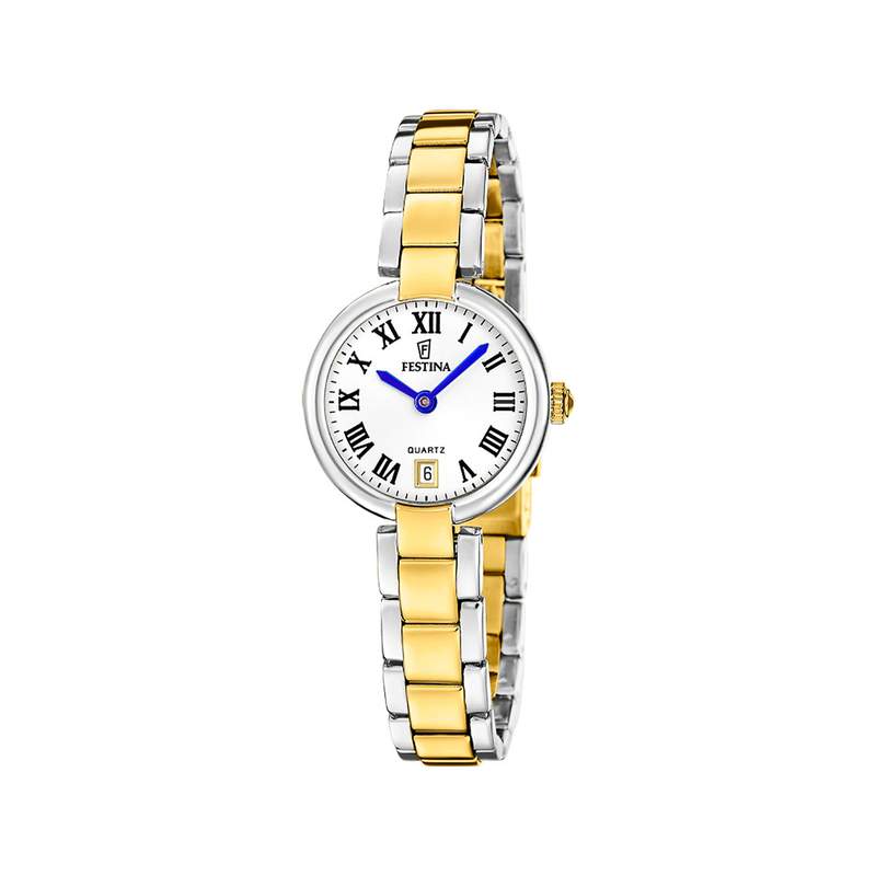 Montre FESTINA femme bracelet acier inoxydable doré - vue 1