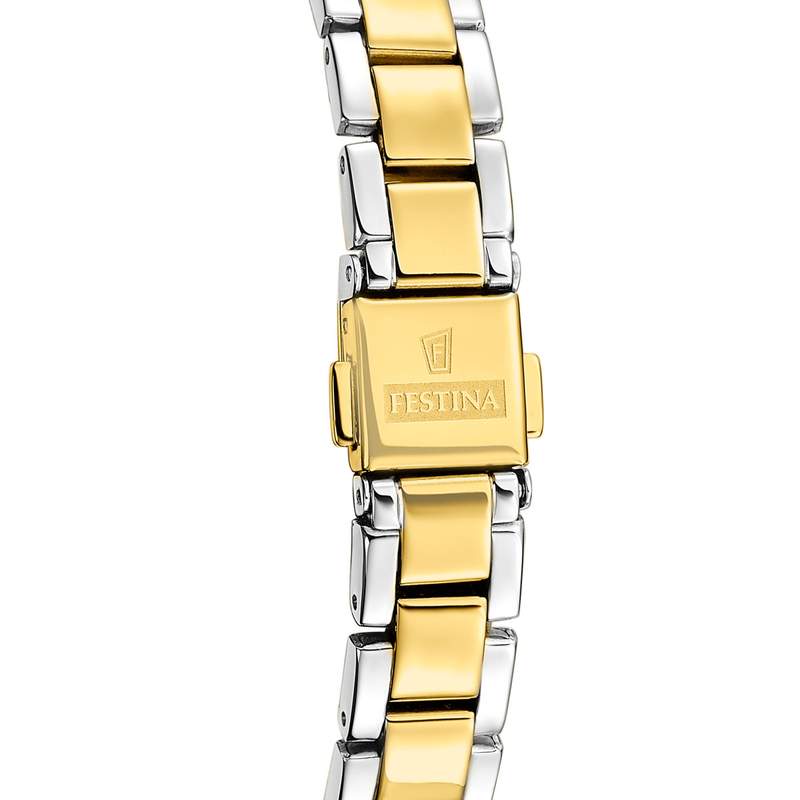 Montre FESTINA femme bracelet acier inoxydable doré - vue D1