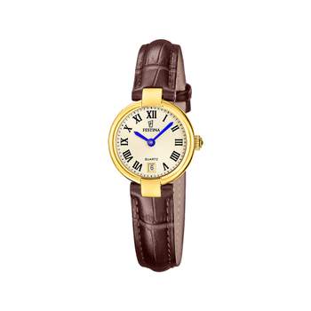 Montre FESTINA femme bracelet cuir marron