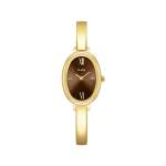 Montre CLUSE l'ovale femme bracelet acier inoxydable doré - vue 1