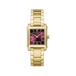 Montre CLUSE anglée femme bracelet acier inoxydable doré - vue 1