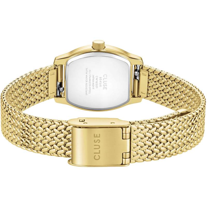 Montre CLUSE tonnette mini femme bracelet acier inoxydable doré - vue 3