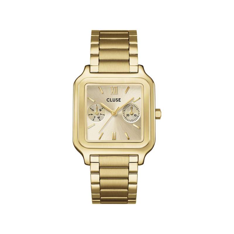 Montre CLUSE gracieuse multifunction femme bracelet acier inoxydable doré - vue 1