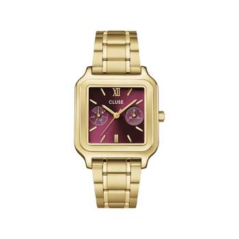Montre CLUSE gracieuse multifunction femme bracelet acier inoxydable doré