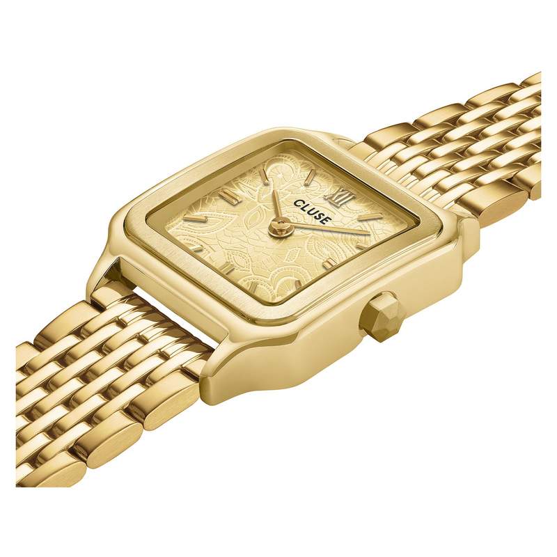 Montre CLUSE gracieuse petite femme bracelet acier inoxydable doré - vue 2