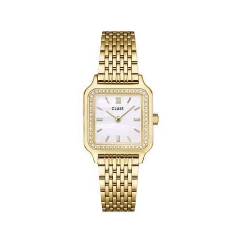 Montre CLUSE gracieuse petite femme bracelet acier inoxydable doré