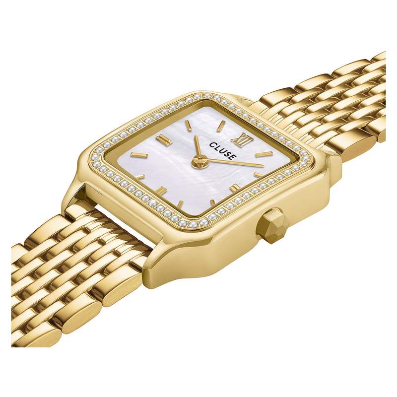 Montre CLUSE gracieuse petite femme bracelet acier inoxydable doré - vue 2