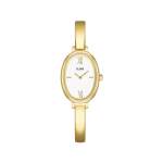 Montre CLUSE l'ovale femme bracelet acier inoxydable doré - vue 1