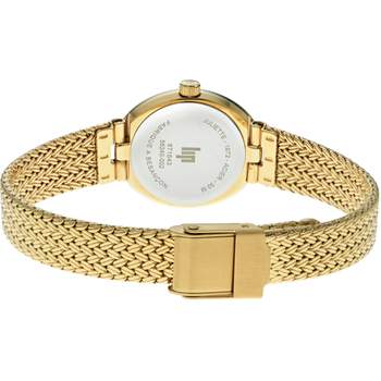 Montre LIP LIP juliette milanais LIP femme bracelet acier inoxydable doré