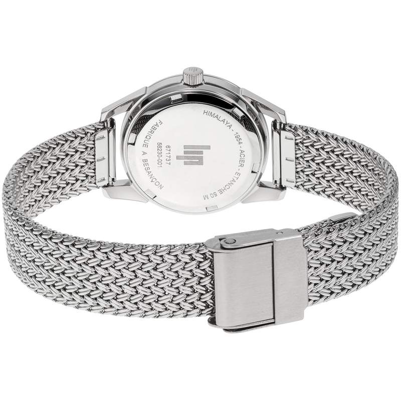 Montre LIP LIP himalaya 29 LIP femme bracelet acier inoxydable gris - vue 3
