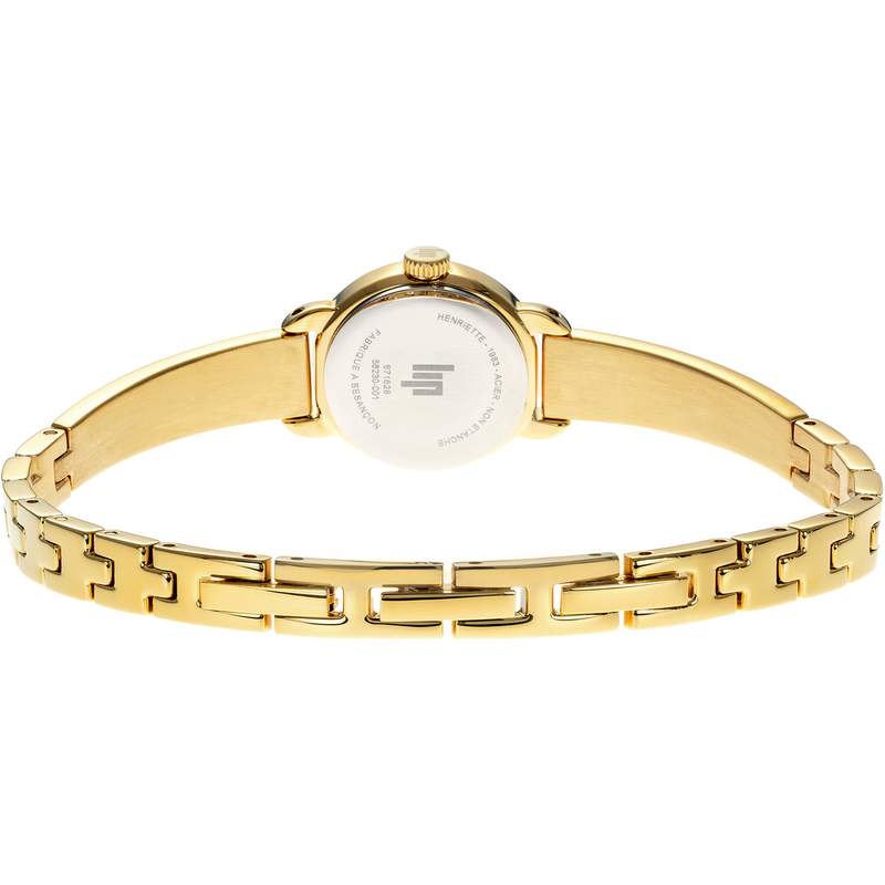 Montre LIP LIP henriette LIP femme bracelet acier inoxydable doré - vue 3