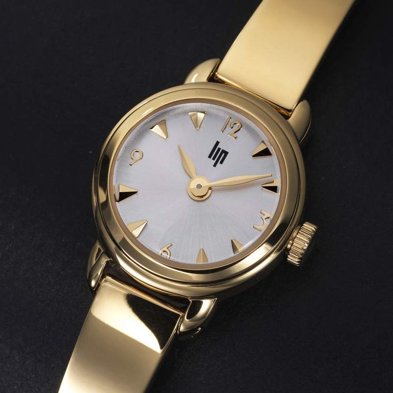 Montre LIP LIP henriette LIP femme bracelet acier inoxydable doré - vue D1