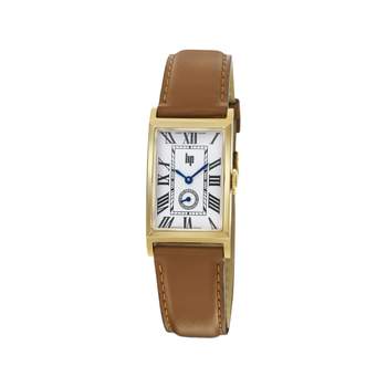 Montre LIP LIP churchill t18 LIP mixte bracelet cuir marron clair