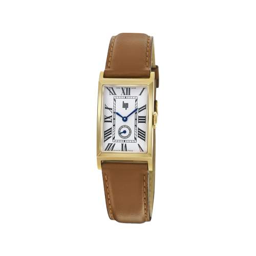 Montre LIP LIP churchill t18 LIP mixte bracelet cuir marron clair