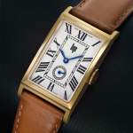 Montre LIP LIP churchill t18 LIP mixte bracelet cuir marron clair - vue D1