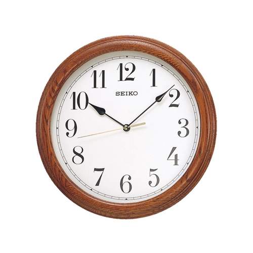 Pendule Seiko bois