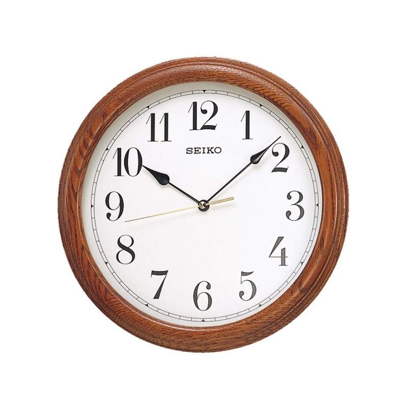 Pendule Seiko bois - vue 1