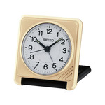 Réveil Seiko voyage doré - vue 1