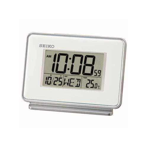 Réveil seiko digital blanc