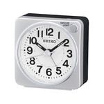 Réveil Seiko analogique plastique gris - vue 1