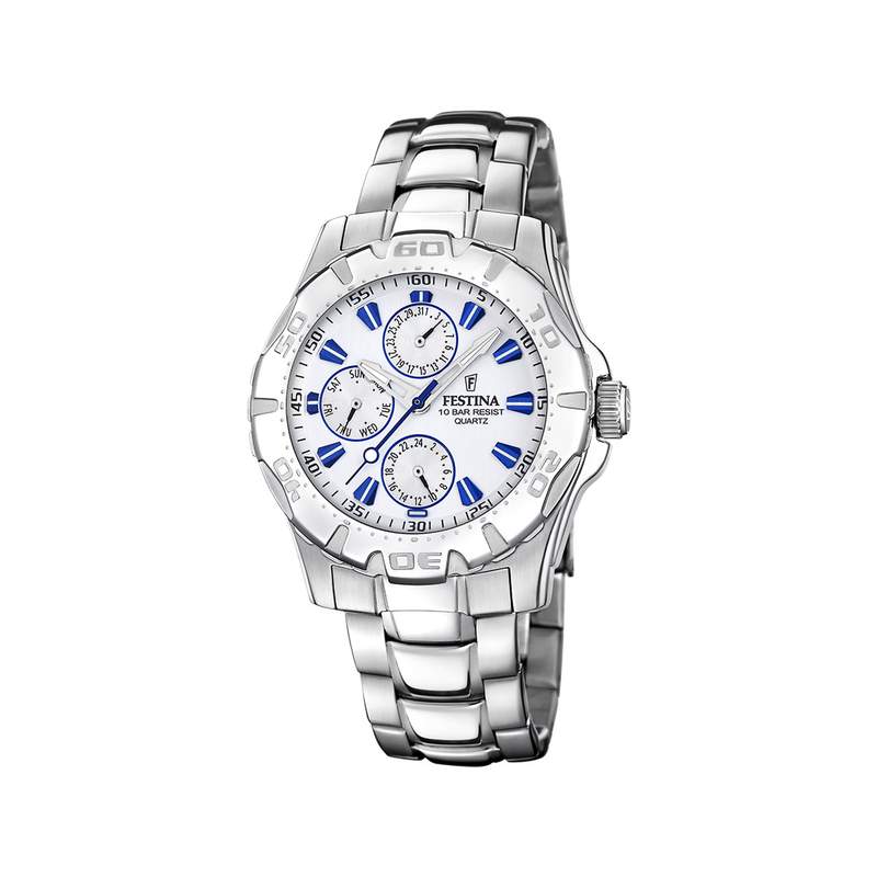 Montre Festina homme acier - vue 1