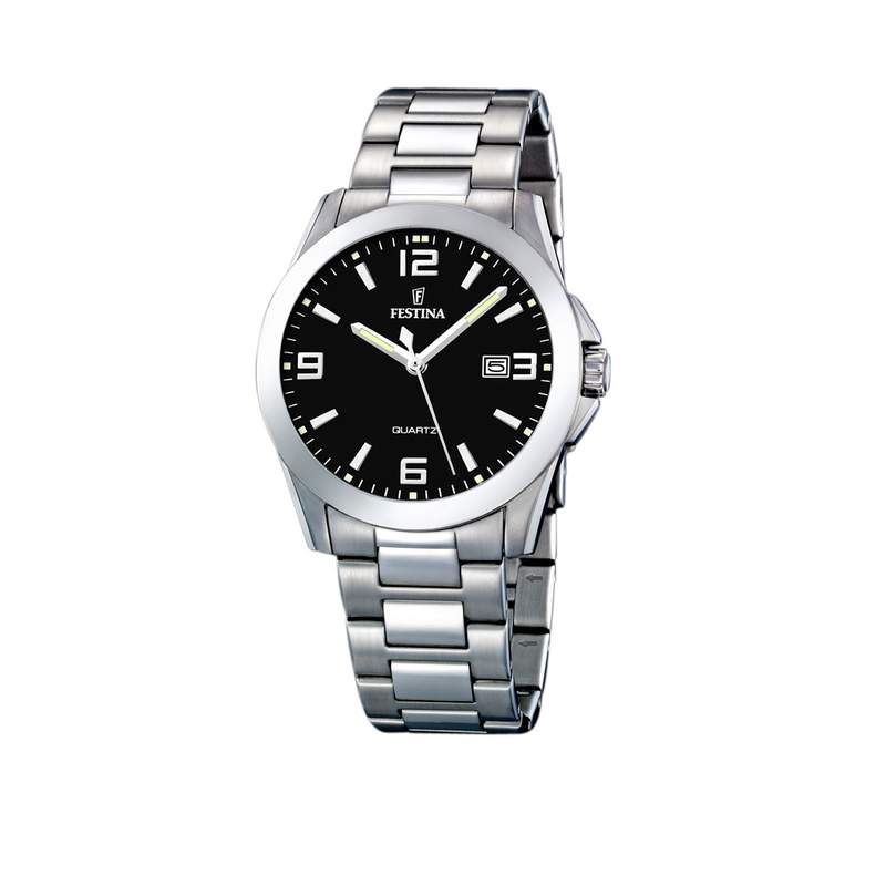 Festina herenhorloge met stalen band - afbeelding 1