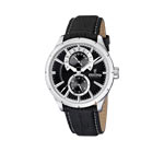 Montre Festina Homme acier bracelet cuir - vue 1
