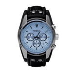 Montre Fossil homme chronographe acier - vue 1
