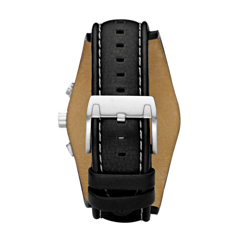 Montre Fossil homme chronographe acier - vue 3