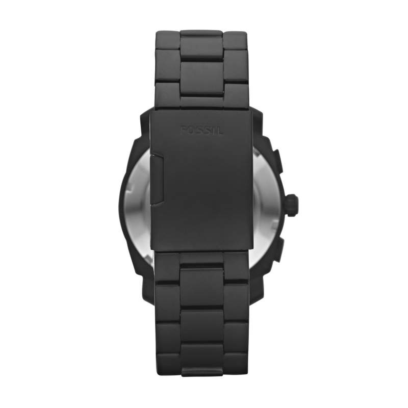 Fossil herenhorloge met chronograaf, zwart staal - afbeelding 3