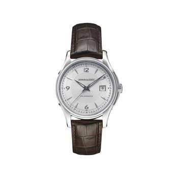 Montre Hamilton homme cuir croco marron