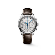 Montre Longines homme acier bracelet cuir