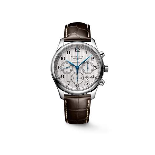 Montre Longines homme acier bracelet cuir